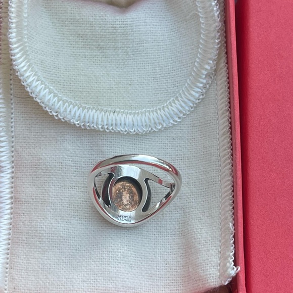 James Avery 14k yellow gold Silver Ring size 7 - Picture 4 of 6